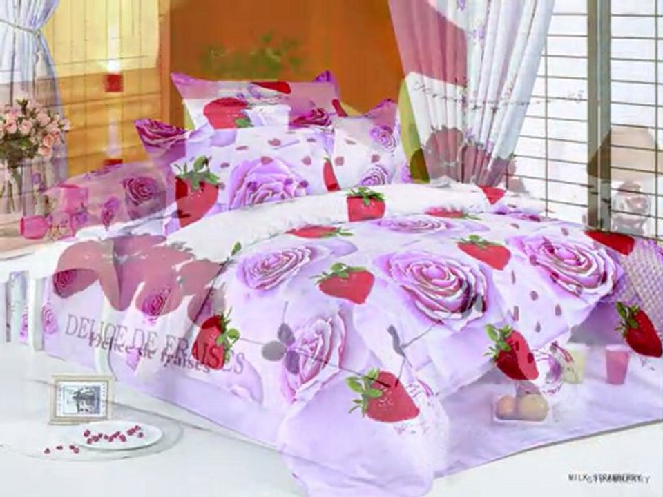 Strawberry Duvet Bedding Sets