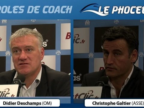 OM-ASSE (2-1) : Paroles de coach avec Deschamps et Galtier