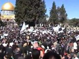 Huge rally in front of Dome of the Rock mosque: uprisings