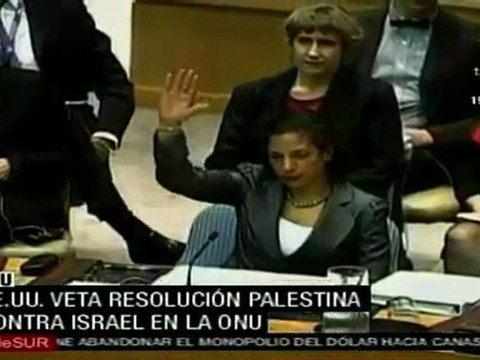 EE.UU. veta resolución palestina contra Israel en la ONU