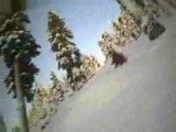 Snowboarding - Fresh pow at Homewood - 100% helmet cam action.