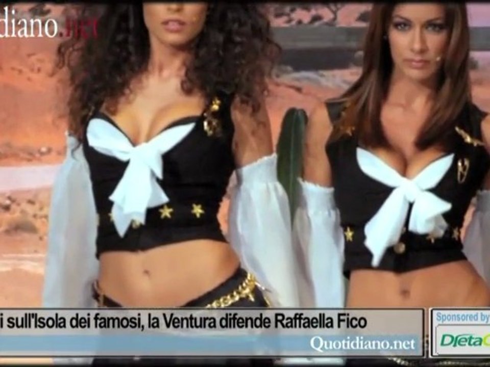 Naufraghi sull'Isola dei famosi, la Ventura difende Raffaella Fico