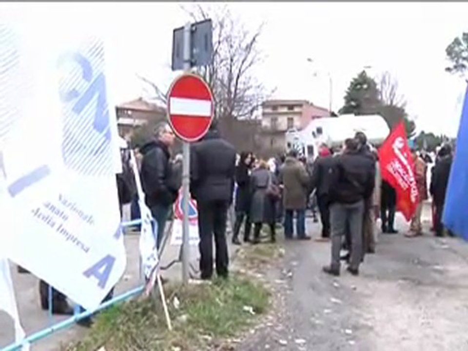Protesta pedaggio Autopalio