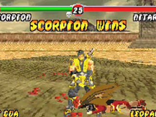 Mortal Kombat Tournament Edition Gameplay (GBA)