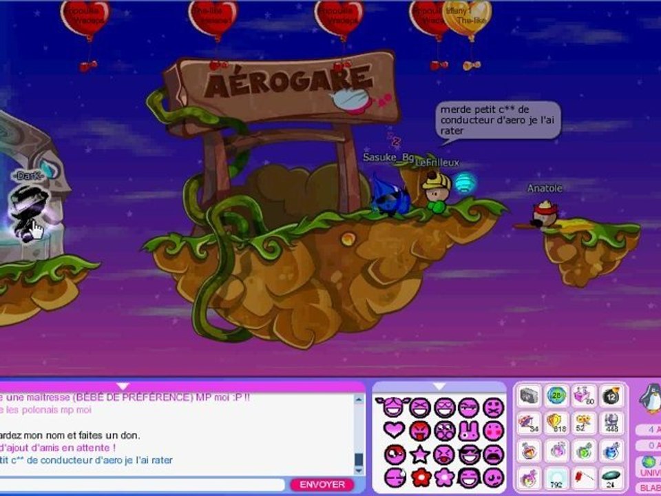 Comment Changer de Skin sans se deco du chat sur blablaland