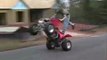 Four wheeler stunts!