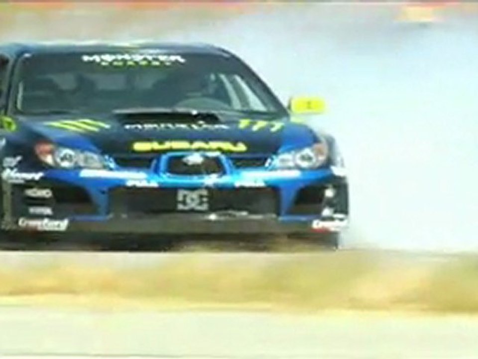 Ken Block Gymkhana Practice