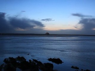 Un soir en Baie du Mont-Saint-Michel...