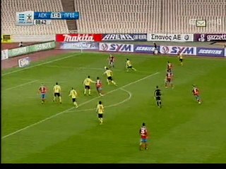 aek panionios 1-1 mitroglou