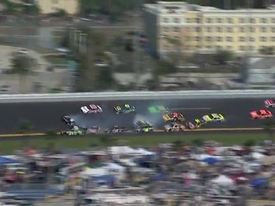 NASCAR sprint cup daytona 500 big one