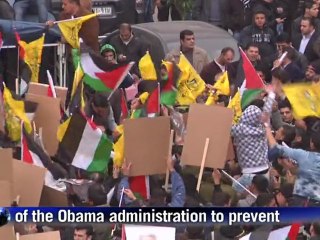 Palestinians protest 'despicable' Obama UN veto