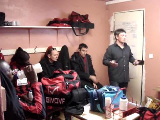 Mi-temps, vestiaire ESP