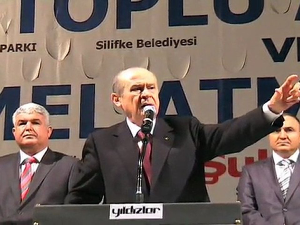 MHP Lideri Bahçeli, Silifke'den halka seslendi.