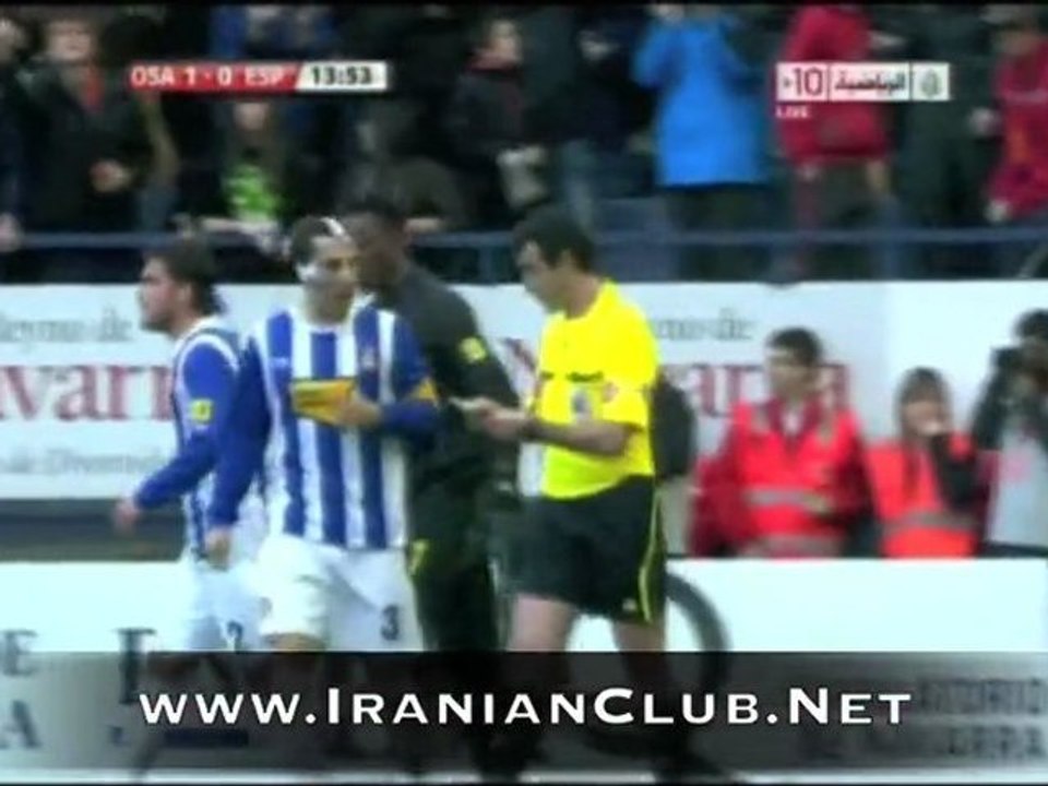 Javad Nekounam - Goal vs. Espanyol [1 / 2]
