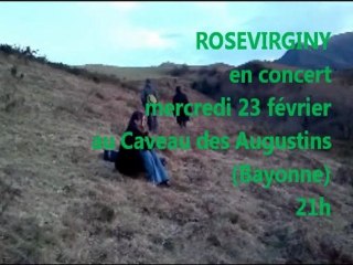 Teaser ROSEVIRGINY concert 23 février 2011 à Bayonne