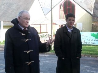 David Cabas et Jacques Cheminade au Musée de la Résistance