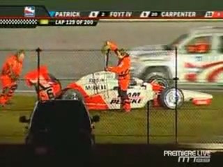 Milka Duno and Ryan Briscoe Crash - IndyCar Series 2008, Homestead