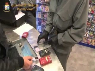 Pordenone - Operazione Mod Over, giochi pirata su console