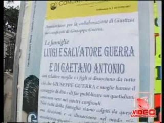 Frignano (CE) - Manifesto per dissociarsi dal parente pentito