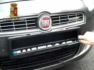 Roma - Sgominato un traffico dalla Cina di targhe truccate