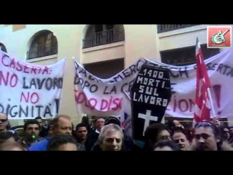 Marcianise (CE) - Vertenza COMPETENCE, manifestazione a Roma