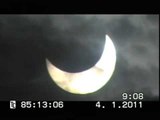 Aversa - Eclisse parziale di Sole