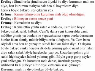erdinc onemli seyler soyluyor