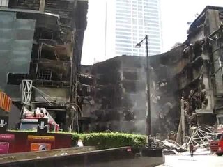 Thailandia - I resti del Central World di Bangkok