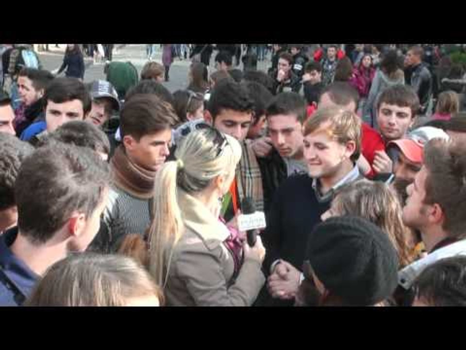 Aversa - Gelmini, gli studenti in piazza