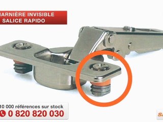 Charnière invisible RAPIDO Salice par QAMA