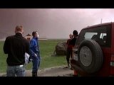 Islanda - Un tornado ai piedi del vulcano Eyjafjallajökull, trasferite le pecore
