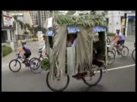 Manila - In bici contro l'inquinamento cittadino