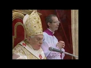 Roma - Il messaggio di Benedetto XVI