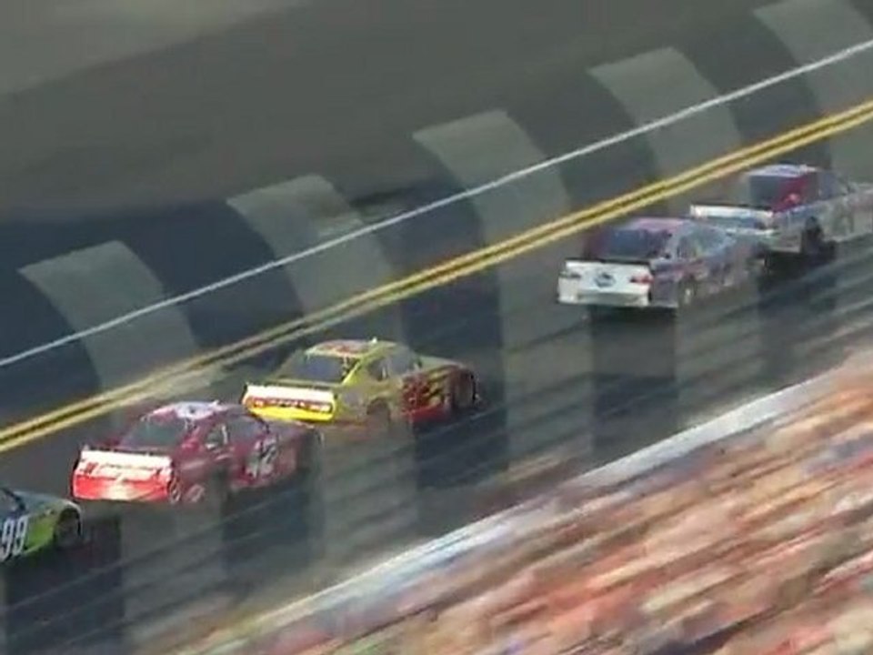 NASCAR sprint cup daytona 500 final lap