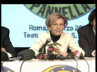Roma - La Bonino sulle liste