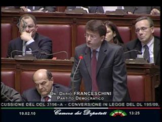Franceschini - Servono regole giuste