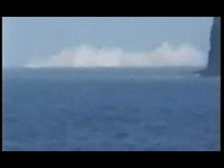 Giappone - Il vulcano erutta sott'acqua