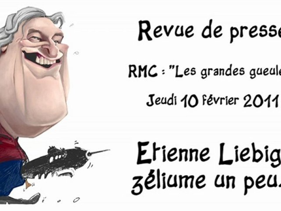 Etienne Liebig continue de zéliumer dans les Grandes Gueules