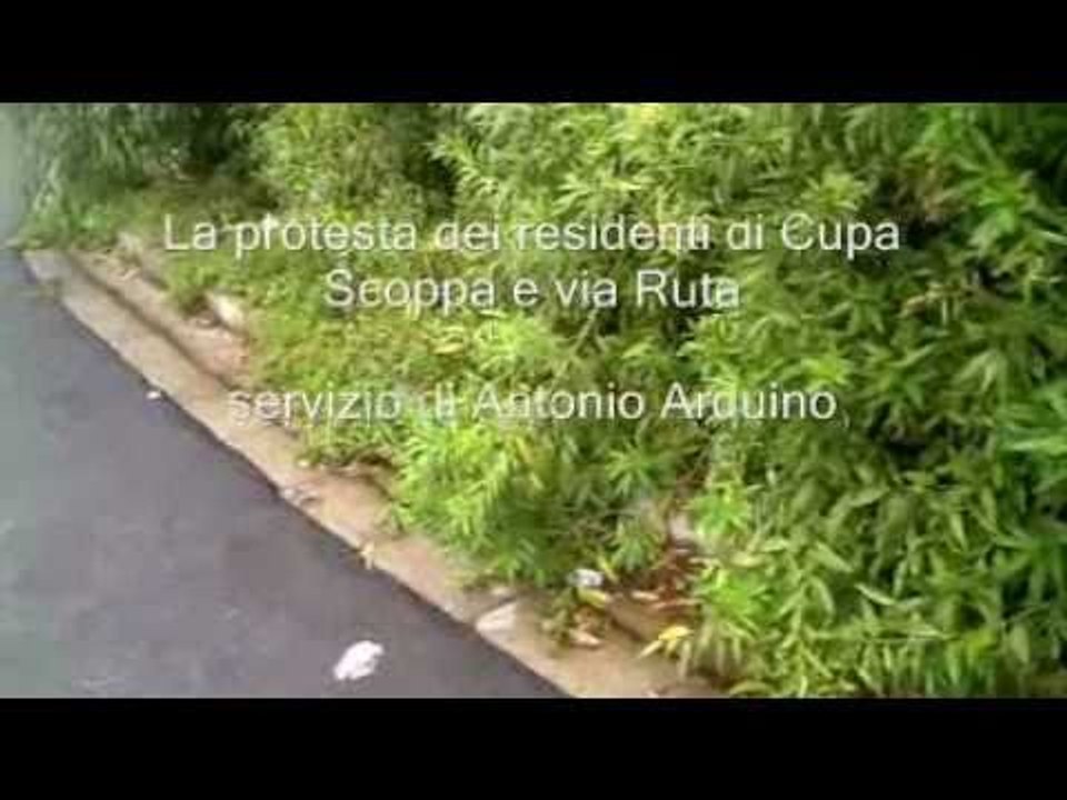 Aversa - Rifiuti ed erbacce in via Cupa Scoppa e via Ruta