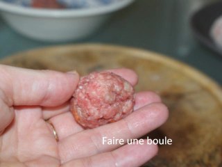 boulette de viande hachée