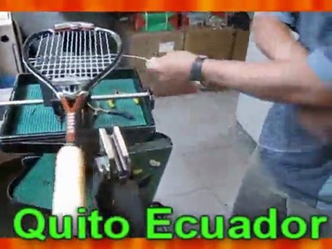 Quien encorda raquetas de tenis en quito ecuador