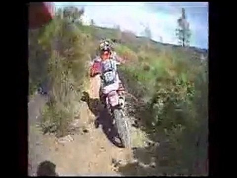 Dirtdiver at Clear creek cali with a crash