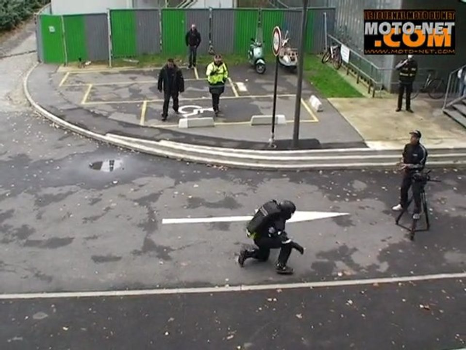 test reel veste de sécurité pour motar