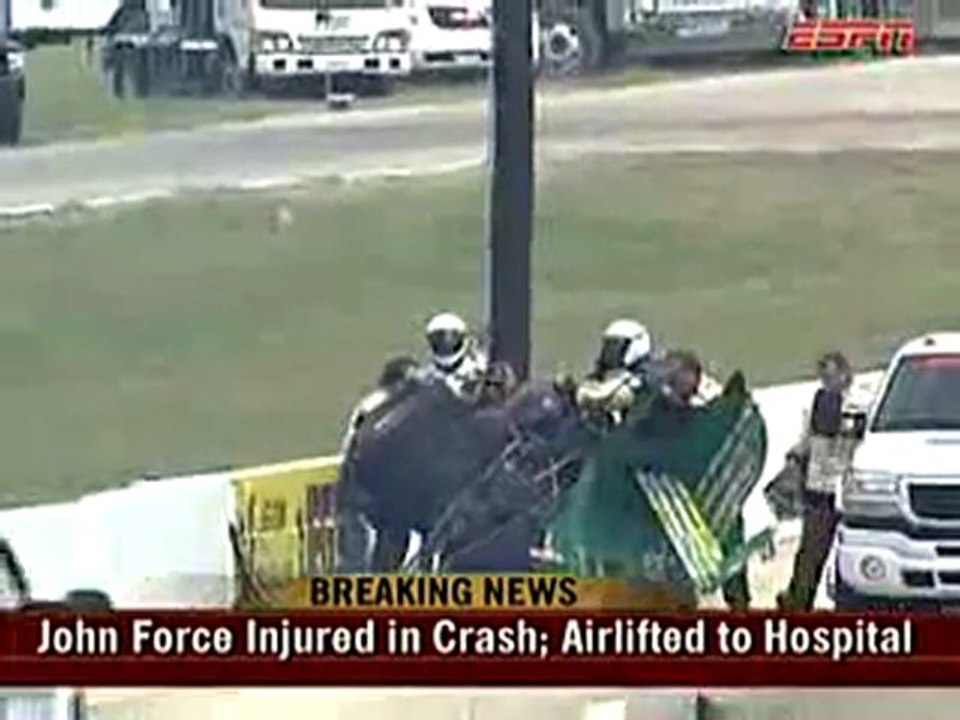 John Force Crash in Dallas