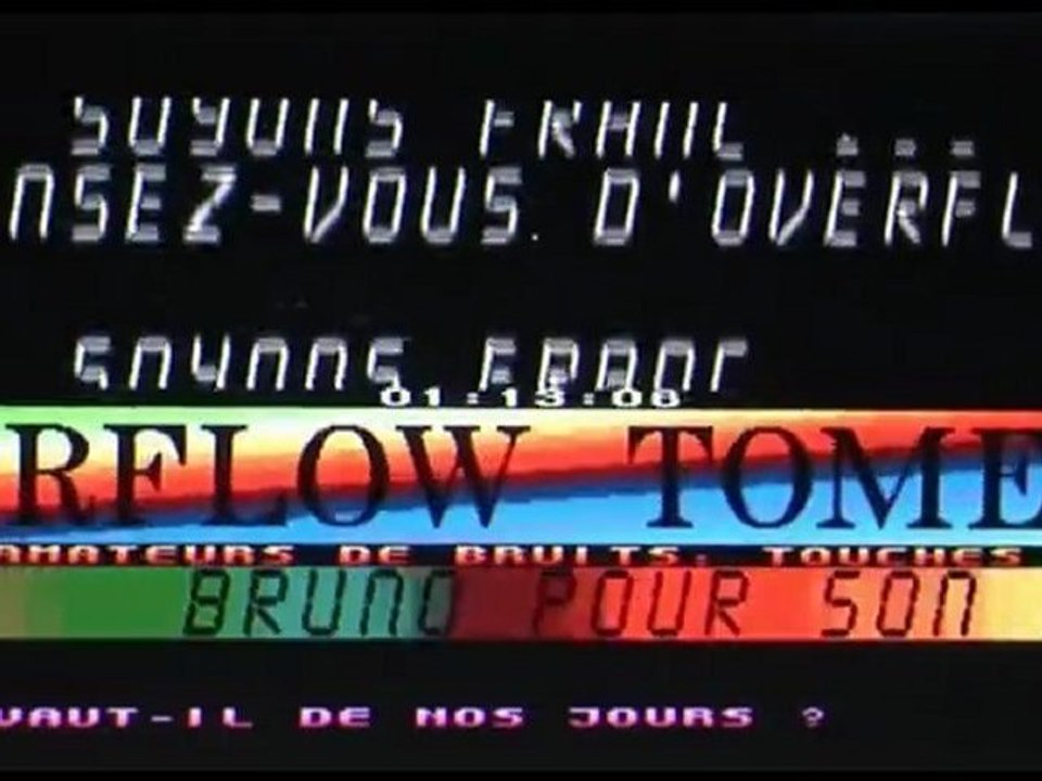 Overflow demo ( conpile ) amstrad CPC 6128