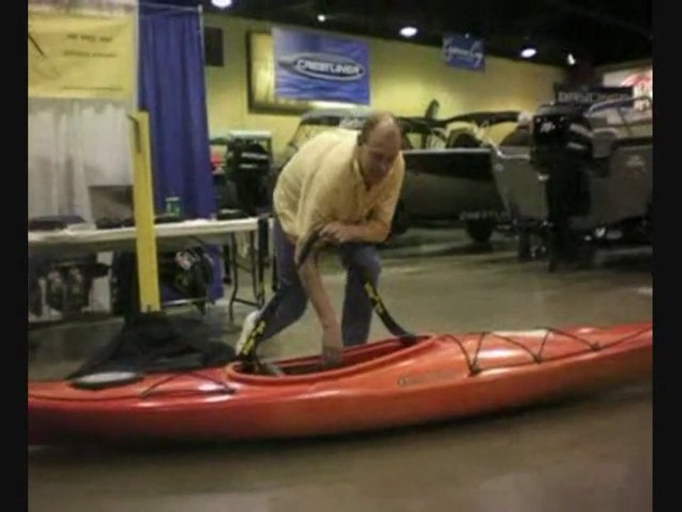 klip-n-go's kayak carrying strap demo,portage with ease