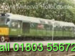 Paignton Steam Railway from the Minerva Hotel Paignton