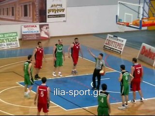 ΠΑΝΗΛΕΙΑΚΟΣ - ΑΧΙΛΛΕΑΣ ΚΑΜΑΡΩΝ 66-61 (57-57 κ.α.)