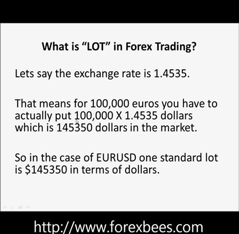 what is lot in forex trading