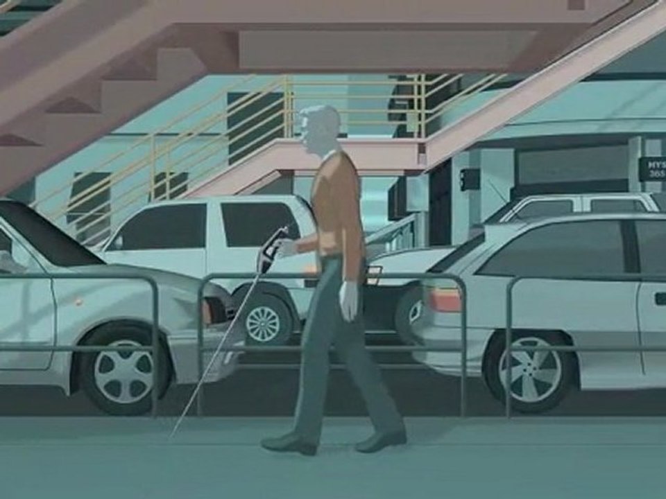 PRIMPO Co.'s Electronic Cane for Blind Person